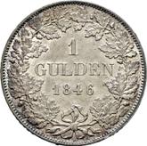 Reverse Goldgulden 1846