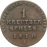 Reverse Kreuzer 1810 A Silesia