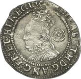 Obverse Threepence 1580 Fifth issue