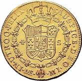 Reverse 4 Escudos 1781 MI