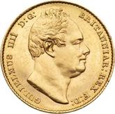 Obverse Sovereign 1832 WW
