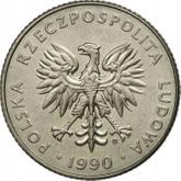 Obverse 20 Zlotych 1990 MW