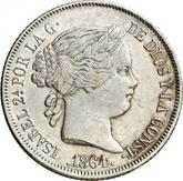 Obverse 4 Reales 1864