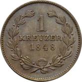 Reverse Kreuzer 1848