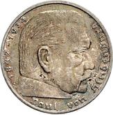 Obverse 5 Reichsmark 1936 G