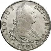 Obverse 8 Reales 1792 S C