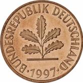 Reverse 2 Pfennig 1997 J