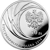 Obverse 10 Zlotych 2014 MW Canonisation of John Paul II