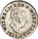 Obverse Kreuzer 1828 W