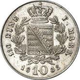 Reverse 10 Kreuzer 1832