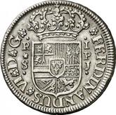 Obverse 1 Real 1753 S PJ