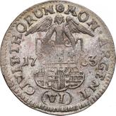 Reverse 6 Groszy (Szostak) 1763 Torun