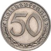 Obverse 50 Reichspfennig 1938 A