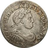 Obverse Ort (18 Groszy) 1677 SB Straight shield