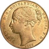 Obverse Sovereign 1856