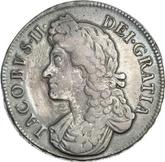 Obverse Crown 1688 Second laureate bust