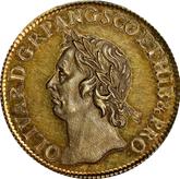 Obverse 50 Shillings 1656 Pattern