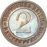 Obverse 2 Rentenpfennig 1924 F