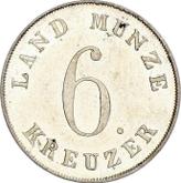 Reverse 6 Kreuzer 1835