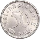 Obverse 50 Reichspfennig 1944 D