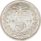 Reverse Threepence 1837 Maundy
