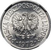 Obverse 20 Groszy 1972 MW