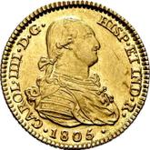 Obverse 2 Escudos 1805 M FA