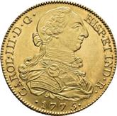 Obverse 8 Escudos 1775 M PJ