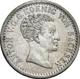 Obverse 1/6 Thaler 1828 S