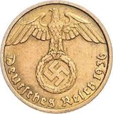 Reverse 5 Reichspfennig 1936 D