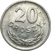 Reverse 20 Groszy 1949 Pattern