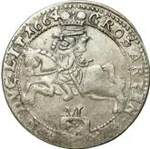 Reverse 6 Groszy (Szostak) 1664 TLB Lithuania