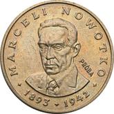 Obverse 20 Zlotych 1974 MW Pattern Marceli Nowotko