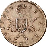 Reverse 6 Maravedís 1818 PP