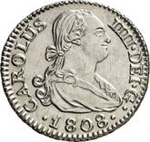 Obverse 1/2 Real 1808 M AI