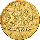 Obverse 1 Escudo 1844 So IJ