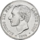 Obverse 2 Pesetas 1879 EMM