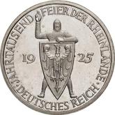 Obverse 5 Reichsmark 1925 E Rhineland