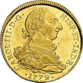Obverse 4 Escudos 1772 S CF