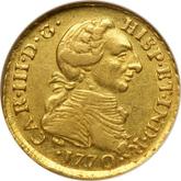 Obverse 1 Escudo 1770 LM JM