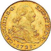 Obverse 2 Escudos 1798 M MF