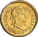 Obverse 1/2 Escudo 1816 L JP