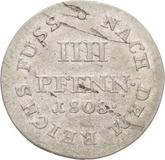 Reverse 4 Pfennig 1808 C