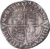 Reverse Sixpence 1561 Third issues