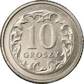 Reverse 10 Groszy 2009 MW