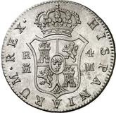 Reverse 4 Reales 1788 M M