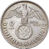 Reverse 2 Reichsmark 1939 E