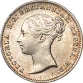 Obverse Threepence 1854