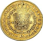 Reverse 4 Escudos 1782 P SF