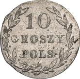 Reverse 10 Groszy 1821 IB